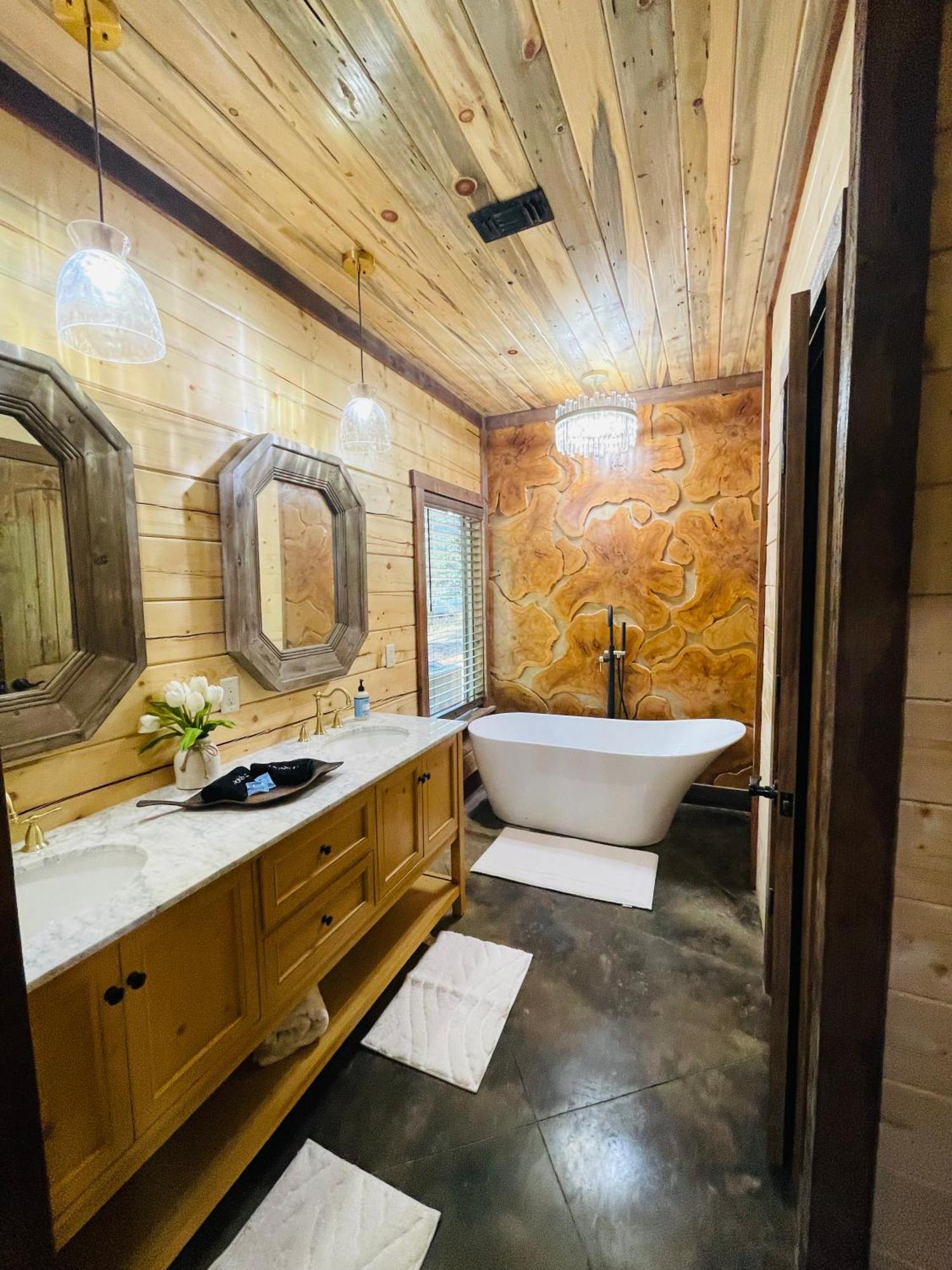 Wolf Creek Luxury Cabin Broken Bow Esterno foto